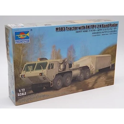Afbeelding van Trumpeter 07177 M983 Tractor with An/Tpy 2 X Band Radar schaal 1/72 kunststof montagedoos