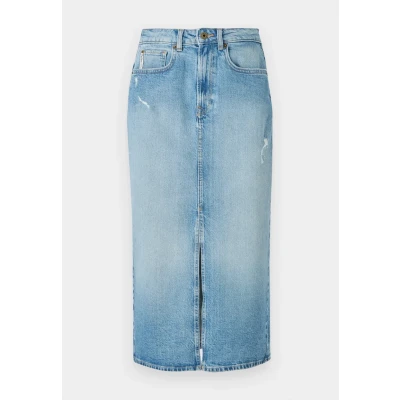 Afbeelding van Pepe Jeans MIDI Skirt Jeansrok, Dames, Maat: XL, Denim