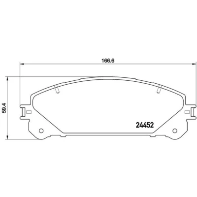 Afbeelding van Brembo Remblokset P 83 145