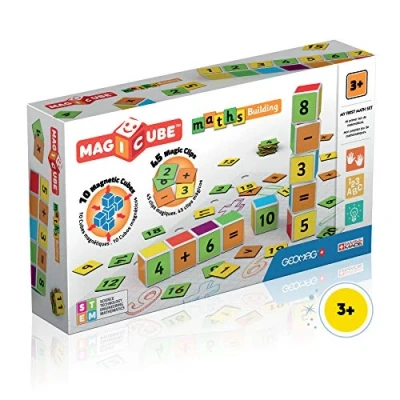 Afbeelding van Geomag MagiCube Leren Rekenen 16 Cubes + 45 clips