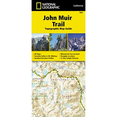Afbeelding van John Muir Trail (topographic Map Guide): National Geographic California: 1001