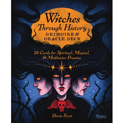 Afbeelding van Witches Through History: Grimoire and Oracle Deck: 25 Cards for Spiritual, Magical &amp; Meditative Practice