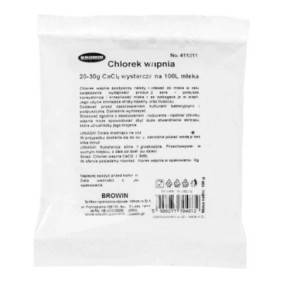 Afbeelding van MultiDepot CALCIUMCHLORIDE 100 g CaCL2 E509 voor kaas kaasbereiding 411211