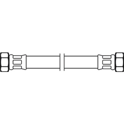 Afbeelding van Neoflex flexibele slang DN8 3/8&quot; x 1/2&quot; bi.dr. L= 20 cm