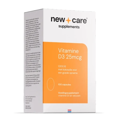 Afbeelding van New Care D3 25 mcg 100 capsules