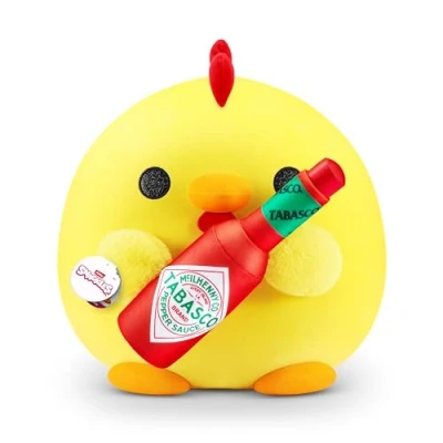 Afbeelding van Snackles Super Sized 35 cm, kip (Tabasco), van ZURU Knuffelig Squishy Comfort cm pluche met licentiesnack merkaccessoire (kip)