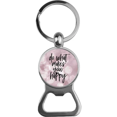 Afbeelding van Bieropener Glas Do What Makes You Happy