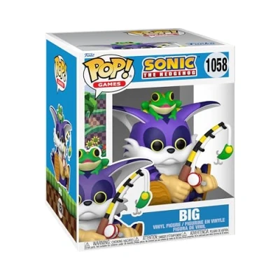 Afbeelding van Sonic the Hedgehog Big Cat with Froggy (Super Pop!) vinylfiguur 1058 Funko Pop! meerkleurig