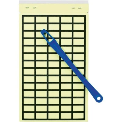 Afbeelding van HellermannTyton 598 92227 TAG122FB 270 YE Label Helasign 15 x 9 mm Kleur markeringsoppervlak: geel Aantal etiketten: 700