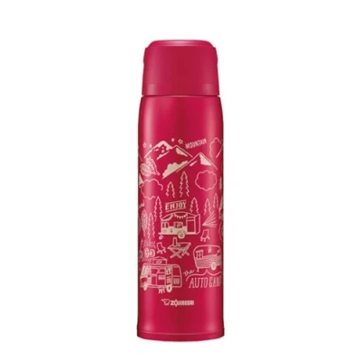 Afbeelding van Zojirushi SJ JS10RA roestvrijstalen fles mok, rood