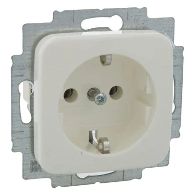 Afbeelding van Stopcontact Busch Jaeger Reflex (Inbouw, Randaarde, Wit)