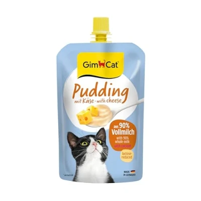 Afbeelding van 10x GimCat Pudding Kattensnack Kaas 100 gr