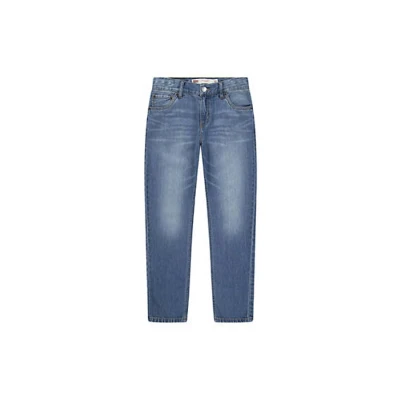 Afbeelding van Levi&#039;s Jongens Stay Baggy tapered jeans met medium wassing in de kleur Indigo, maat: 152 = 12 label