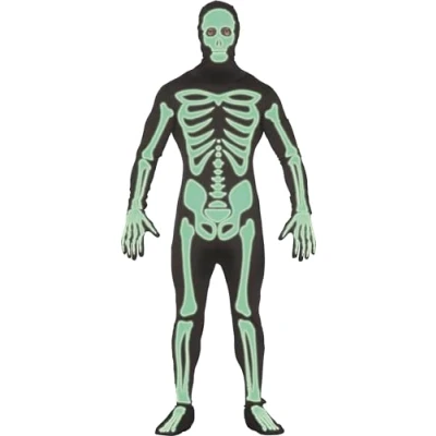 Afbeelding van Glow In The Dark Morphsuit Skelet
