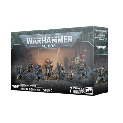 Afbeelding van Warhammer 40.000 40k Astra Militarum Krieg Command Squad 47 72