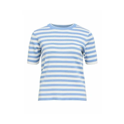 Afbeelding van Object Objester NEW NOOS Tshirt print, Dames, Maat: XS, Cornflower blue