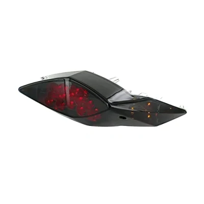 Afbeelding van STR8 Black Line achterlicht incl. knipperlichtfunctie Peugeot Speedfight 3/4 met CE keurmerk