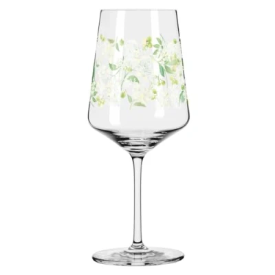 Afbeelding van RITZENHOFF 2931012 aperitiefglas 500 ml serie zomerdauw motief nr. 12 met kleurrijke bloemen Made in Germany