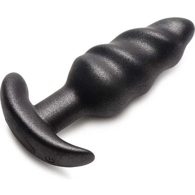 Afbeelding van Vibrating Silicone Swirl Plug with Remote Control and 25 Speeds