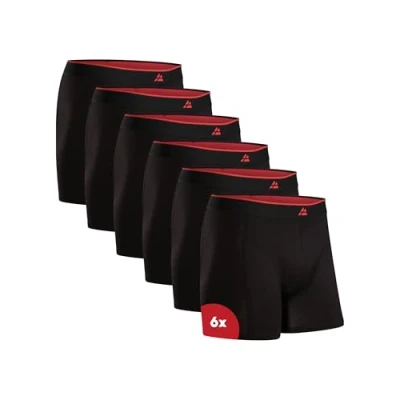 Afbeelding van Danish Endurance 6 PACK Onderbroeken, Heren, Maat: 4XL, Black