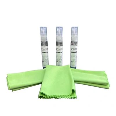 Afbeelding van Arnog X3 brillenreiniger spray met 5 ml inhoud in elke doos voor een zachte en grondige reiniging van je glazen anti condens effect, zonder alcohol