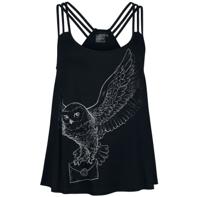 Afbeelding van Harry Potter Hedwig Top zwart M Viscose Fan merch, Film