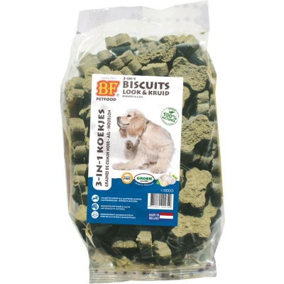 Afbeelding van 12x BF Petfood 3in1 Koekjes Look &amp; Kruid 500 gr