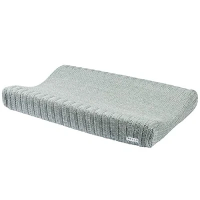 Afbeelding van Meyco Silverline Relief Mixed aankleedkussenhoes 45x70 cm groen