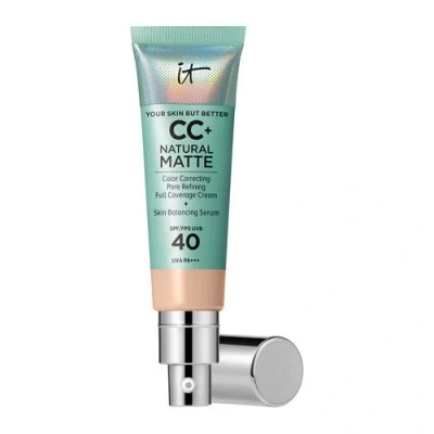 Afbeelding van It Cosmetics Your Skin But Better CC+ Natural Matte SPF40 Foundation &amp; Stralende Finish Fair Light 32ml