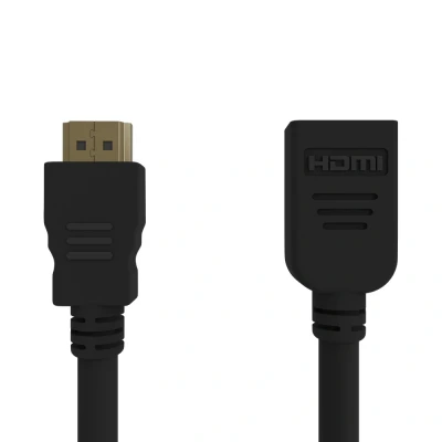 Afbeelding van High speed HDMI verlengkabel met vergulde connectoren 4,5 m