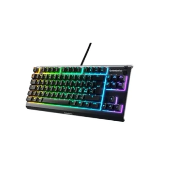 Afbeelding van SteelSeries Apex 3 TKL RGB gamingtoetsenbord Compact toetsenbord voor e sports 8 zone verlichting Nordic QWERTY indeling