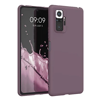 Afbeelding van kwmobile telefoonhoesje compatibel met Xiaomi Redmi Note 10 Pro hoesje Zachte case voor smartphone Back cover in druivenblauw