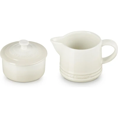 Afbeelding van Le Creuset melk en suikerset meringue 2 delig