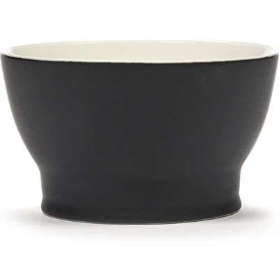 Afbeelding van Serax Ann Demeulemeester RA kop black offwhite set van 2