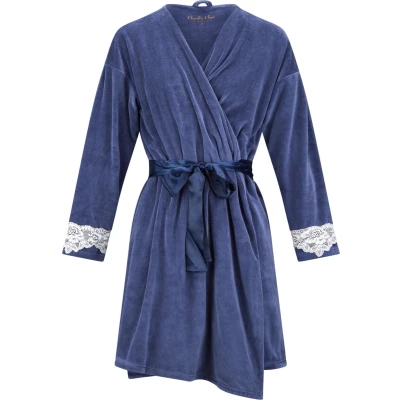 Afbeelding van Charlie Choe Velours Badjasje Dames F41115 38 Meerkleurig Fire M