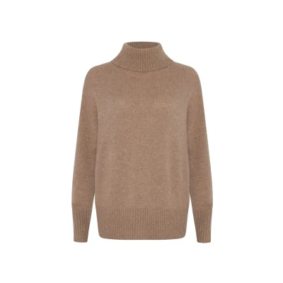 Afbeelding van Style Republic Turtle NECK Trui, Dames, Maat: 34, Nougat