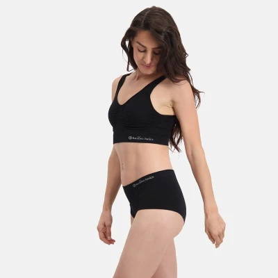 Afbeelding van Bamboo Basics BASICS2 Packseamless Hipster Slip, Dames, Maat: XXL, Black