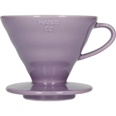 Afbeelding van HARIO V60 Dripper 02 Size Keramiek Paarse Heide