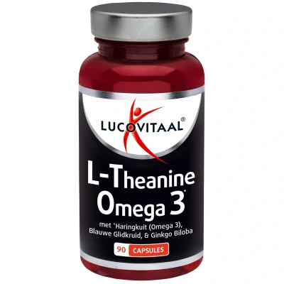 Afbeelding van Lucovitaal L Theanine Omega 3 90 capsules