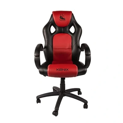 Afbeelding van Konix Drakkar KX DK JOTUN GAMING CHAIR Universele gamestoel Gecapitonneerde zitting Zwart, Rood