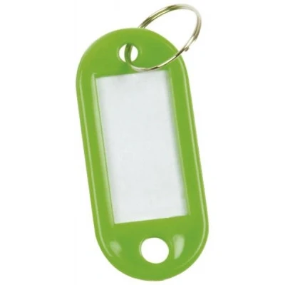 Afbeelding van Q CONNECT sleutelhanger, pak van 10 stuks, groen sleutelhanger