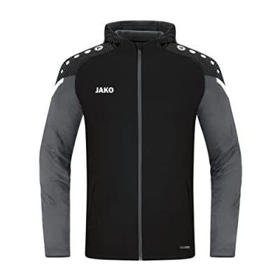 Afbeelding van Jas met kap Performance Zwart/antra light / 3XL