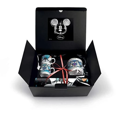 Afbeelding van Egan WMSET/18 delige set koffiekopjes Sweet Love, suikerpot en placemats, porselein, blauw, 4 stuks
