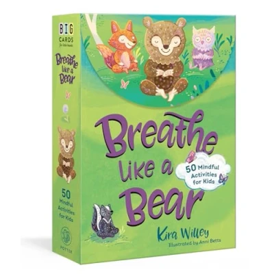 Afbeelding van Breathe Like a Bear Mindfulness Cards: 50 Mindful Activities for Kids