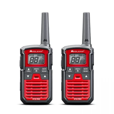 Afbeelding van Midland XT10 Pro Paar Rot C1459 PMR portofoon Set van 2 stuks