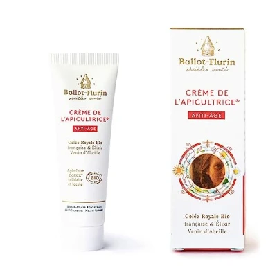 Afbeelding van Ballot Flurin Crème de L&#039;Apicultrice Anti Âge Bio 30 ml