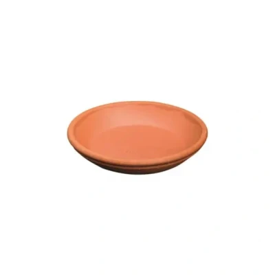 Afbeelding van Mega Collections Aardewerk Onderschotel Roodsteen Bloempotten 23.5 cm