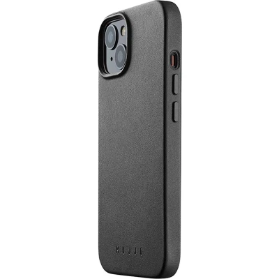 Afbeelding van MUJJO Leather Case met MagSafe iPhone 14 / 15 zwart CL 023 BK