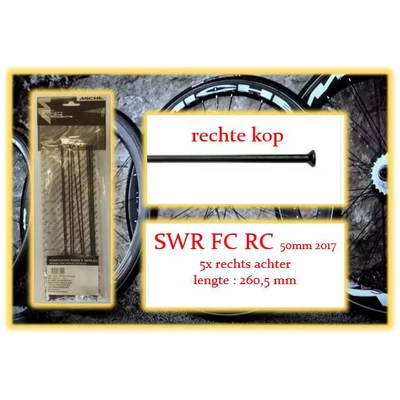 Afbeelding van Miche Spaak+nip. 5x RA SWR FC RC 50mm draadvelg 2017