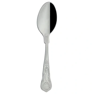 Afbeelding van Kings Pattern Teaspoons, 18/0 roestvrij staal, Mirror Finish Everyday Parish Bestek (Pak van 12)